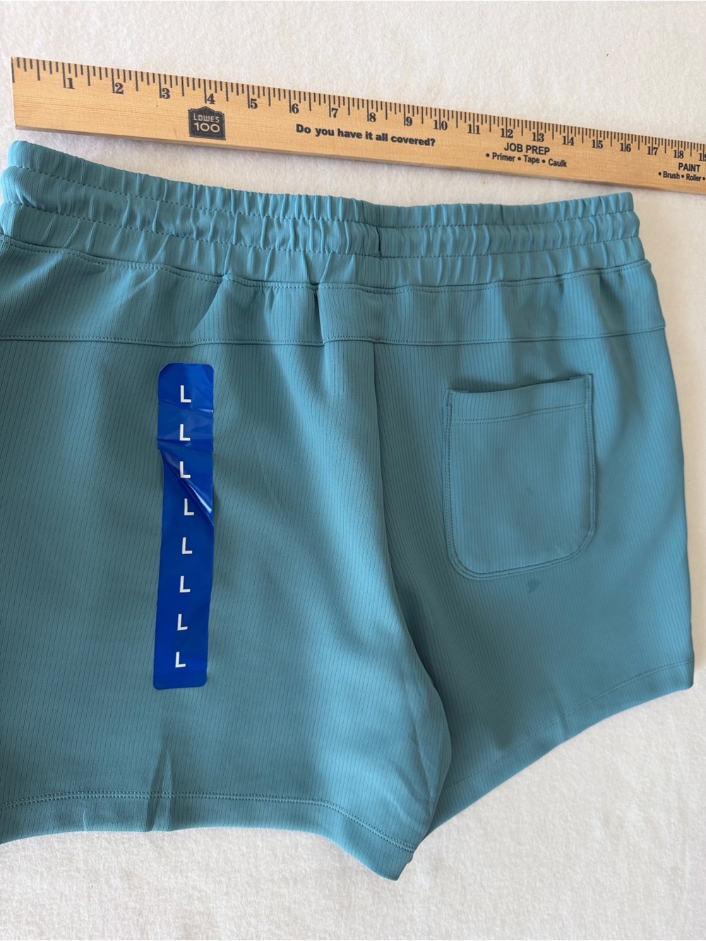Mondetta-Women’s Blue Scuba Short Ribbed Active Short Size L NEW WITH TAGS. - Picture 14 of 16